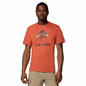 Koszulka bawełniana męska Columbia Rapid Ridge Graphic z krótkim rękawem