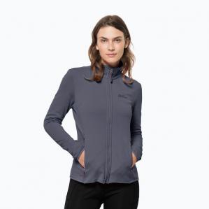 Bluza trekkingowa damska Jack Wolfskin Peak Grid Fleece
