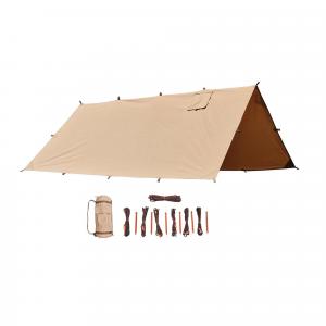 HOT Tarp™ 3x3 Cotton natural BUSHMEN