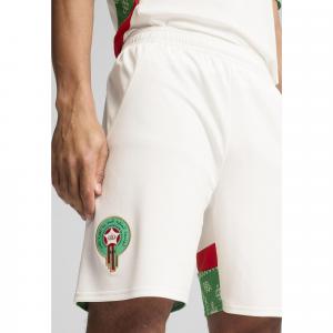 Męskie szorty Maroko 2025 PUMA White Fast Green Red