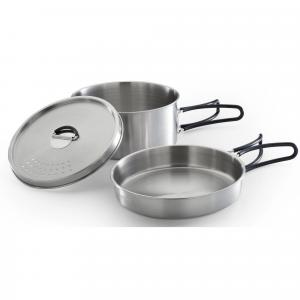Zestaw Naczyń stalowych Campingaze STAINLESS STEEL TREKKING KIT