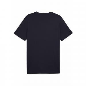 Młodzieżowa koszulka Essentials 2 Colour z małym logo No. 1 PUMA New Navy Blue