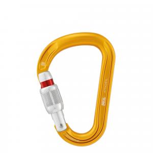 Karabinek Petzl Attache Screw-Lock - yellow