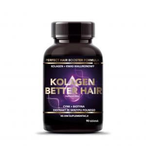 Kolagen na włosy Better hair + cynk + biotyna + skrzyp - 90 tabletek