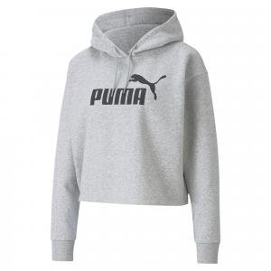 Damska bluza o skróconym kroju z kapturem z logo Essentials PUMA