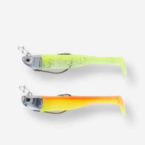 Zestaw przynęt miękkich shad Caperlan WXM Mogami 90 7-10 g fluo