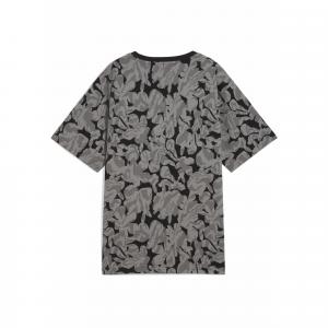 Damska koszulka ESS NATURE 2.0 Relaxed AOP PUMA Black