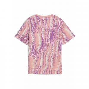 Młodzieżowa koszulka Essentials Nature 2.0 PUMA Pink Fruit