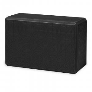 Kostka do Jogi Gaiam Embossed Black