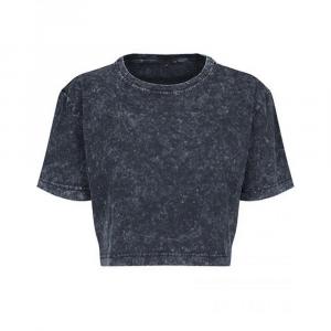 Koszulka Damska Acid Wash Crop T-shirt