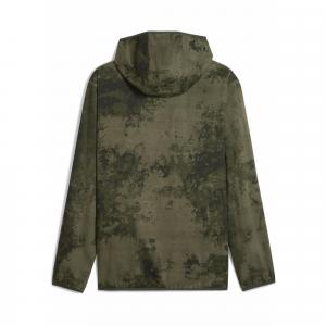 Męska kurtka TAD ESSENTIALS AOP PUMA Dark Olive Green