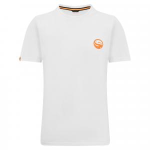 Koszulka Wędkarska Guru Semi Logo Tee White T-Shirt Biała