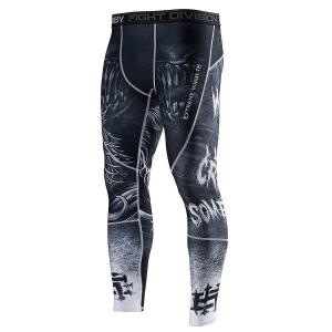 Legginsy sportowe męskie EXTREME HOBBY PSYCHO CLOWN