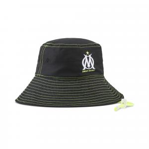 Kapelusz typu bucket Olympique Marsylia FASTER PUMA Black White