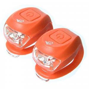 Lampka Velotech 2LED migająca czerwona
