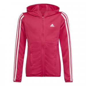 Dziewczęca bluza zapinana na 3 paski adidas Designed To Move