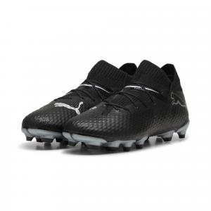 Młodzieżowe buty piłkarskie FUTURE 7 PRO FG/AG PUMA Black Silver Metallic