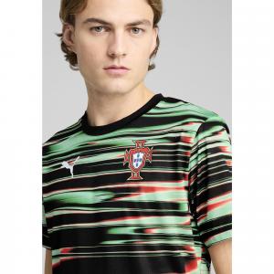 Męska koszulka przedmeczowa Portugalia PUMA Black White