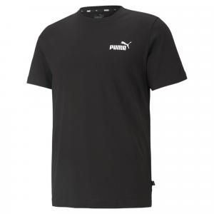 Męska koszulka Essentials z małym logo PUMA Black