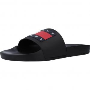 Klapki Tommy Jeans Model Pool Slide Ess Kolor Czarny
