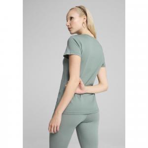 Damska koszulka z logo ESS No. 1 PUMA Green Moon