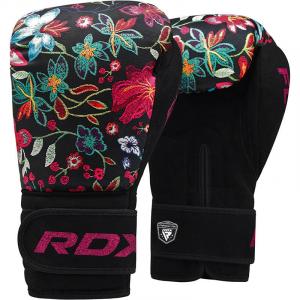 Rękawice bokserskie damskie dla kobiet RDX FL-3 FLORAL