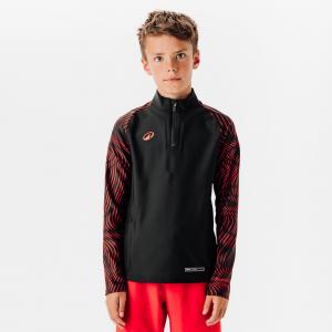 Bluza piłkarska na krótki suwak dla dzieci Kipsta Viralto Wavy Club