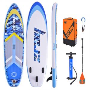 Zestaw Sup board wraz z bezpłatnymi akcesoriami - dmuchany - Camo Blue