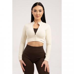 Bluza fitness damska Gym Glamour bezszwowa rozpinana