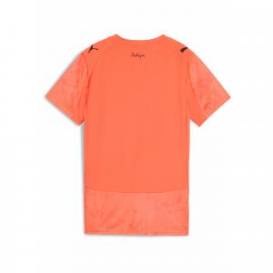 Damska koszulka KIDSUPER × MANCHESTER CITY PUMA Neon Sun Black Orange