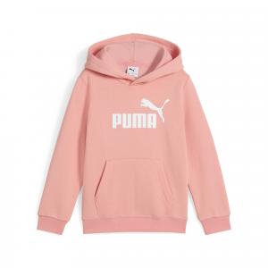 Dziecięca polarowa bluza z kapturem ESS z logo No. 1 PUMA Pink Fruit