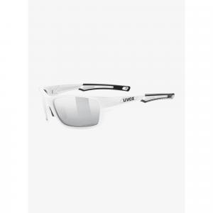 Okulary przeciwsłoneczne Uvex Sportstyle 232 P - white matt/mirror silver
