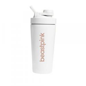 Stalowy shaker 650 ml White BeastPink