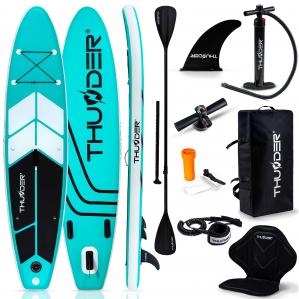 Deska SUP pompowana akcesoria THUNDER COAST-MINT 320cm