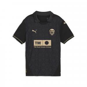 Młodzieżowa koszulka wyjazdowa Valencia CF 24/25 PUMA Black Gold