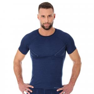Koszulka wełniana z krótkim rękawem męska Brubeck ACTIVE WOOL