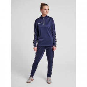 Bluza do piłki nożnej damska Hummel demi-zip hml AUTHENTIC