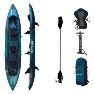 Kajak dmuchany WattSUP COD 3 - 460x85cm - 3-osobowy - MAX 250kg