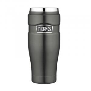 Kubek termiczny Thermos 470 ml metaliczny szary