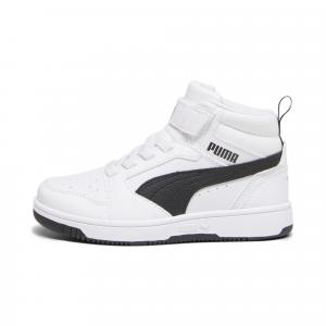 Dziecięce sneakersy Rebound V6 Mid PUMA White Black