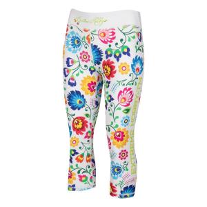 Legginsy sportowe damskie EXTREME HOBBY FOLK 2 3/4