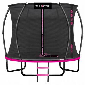 Trampolina ogrodowa do skakania dla dzieci THUNDER INSIDE ULTRA 10FT PINK