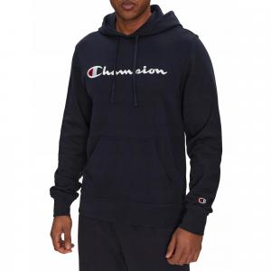 BLUZA męska CHAMPION 220726-BS501 kangurka z kapturem bawełna granatowa L
