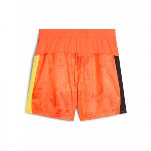 Młodzieżowe szorty KIDSUPER × MANCHESTER CITY PUMA Neon Sun Black Orange