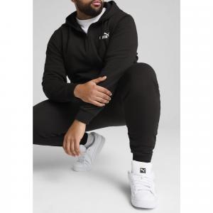 Męskie spodnie dresowe o wąskim kroju Essentials z logo No. 1 PUMA Black