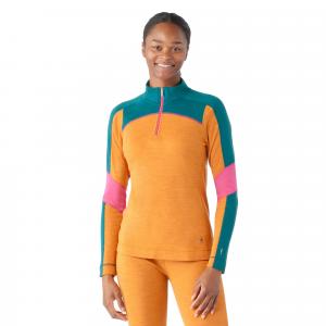 Longsleeve termoaktywny damski Smartwool Merino Baselayer Colorblock