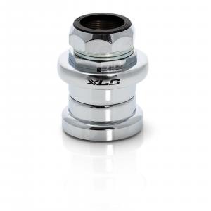 Chromowany zestaw słuchawkowy XLC HS-S01