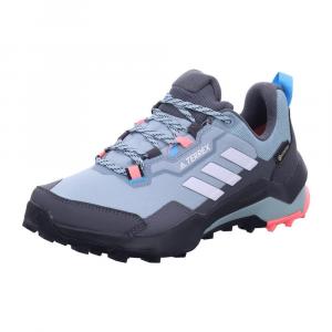 Kobieta Turystyka Buty Trekkingowe Wodoszczelne Adidas Terrex AX4, Szare