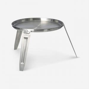 Grill Plancha Solognac Bushcraft 30 cm stal nierdzewna