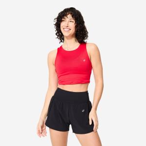Koszulka fitness damska Domyos bez rękawów crop top